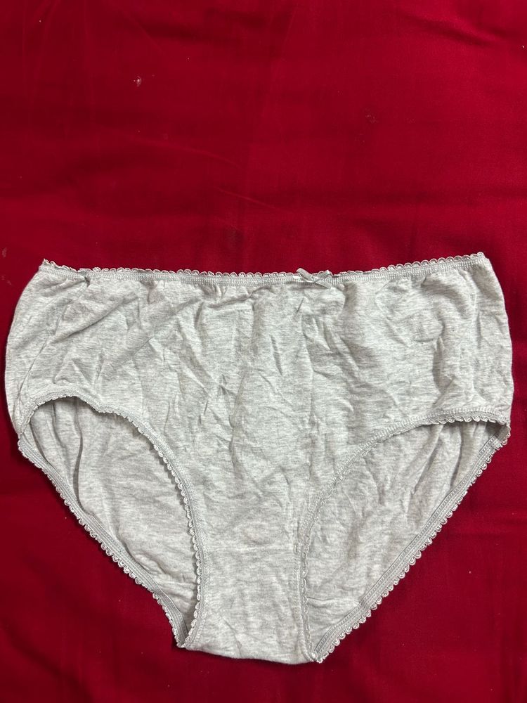 Gray Cotton Briefs