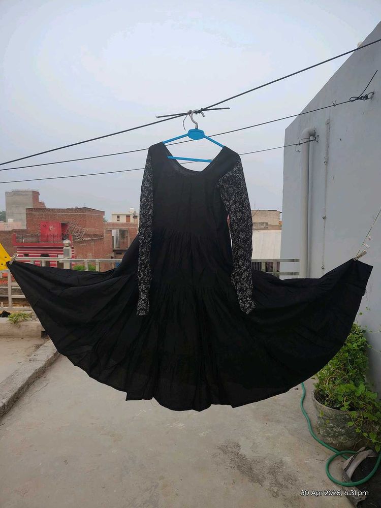 Black Anarkali Kurta