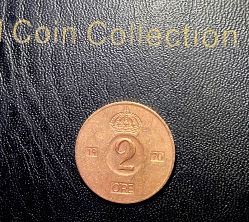 Ancient Bronze Coin Swedish