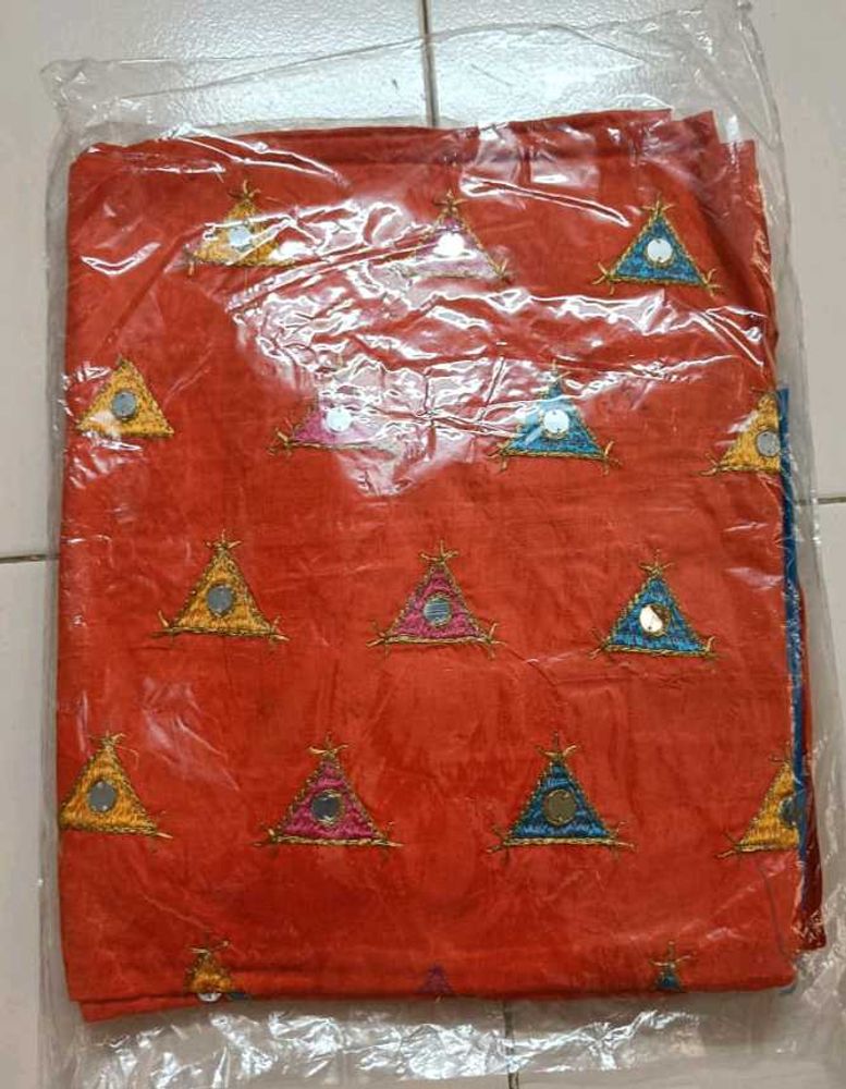 Orange Dress Material