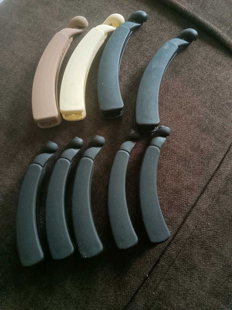 Banana Hair Clips - Set of 8