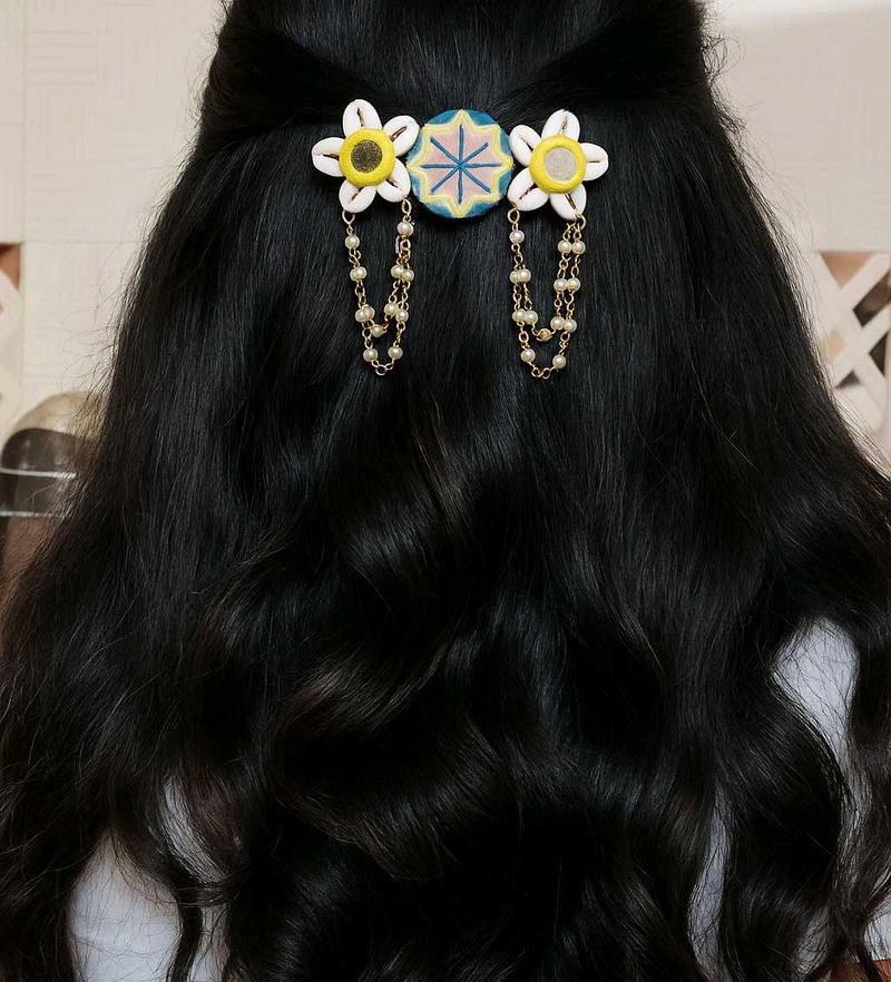 Handcrafted Floral Hair Clip