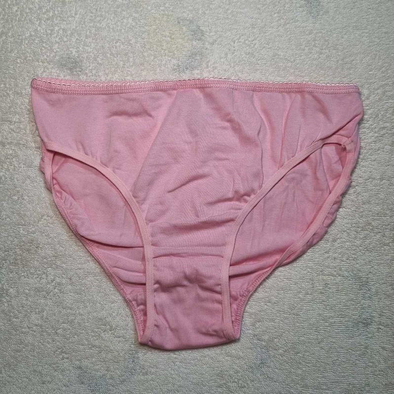 Pink Cotton Briefs