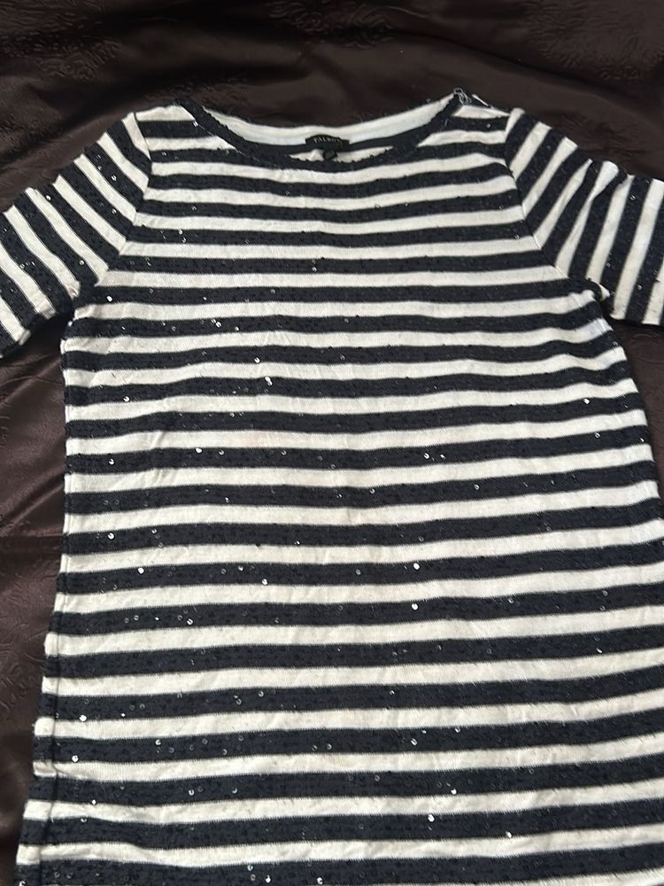 Striped Sequin Top
