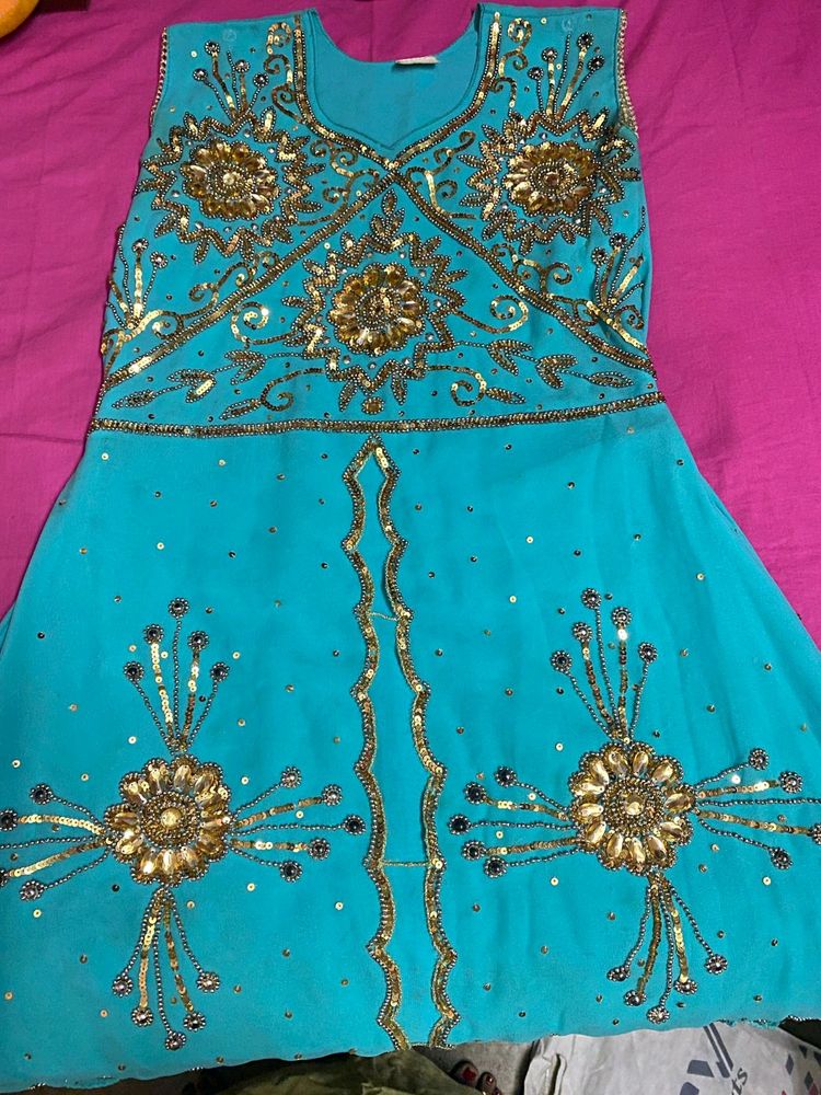 Short Anarkali Suit Set Available  For Sale