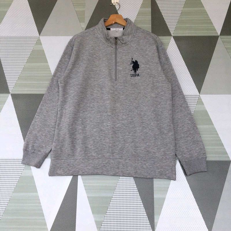US POLO orignal Grey Pullover Sweater