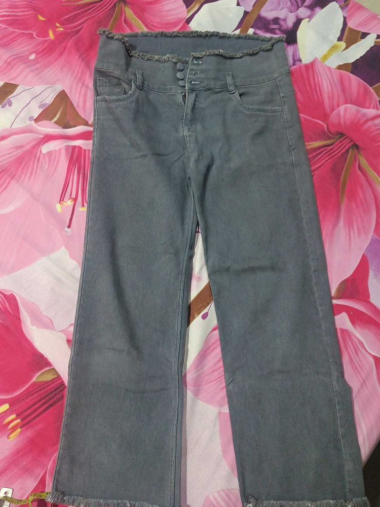 High Waist Loose Jeans