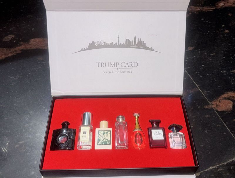 Perfume Miniature Collection- trumpcard