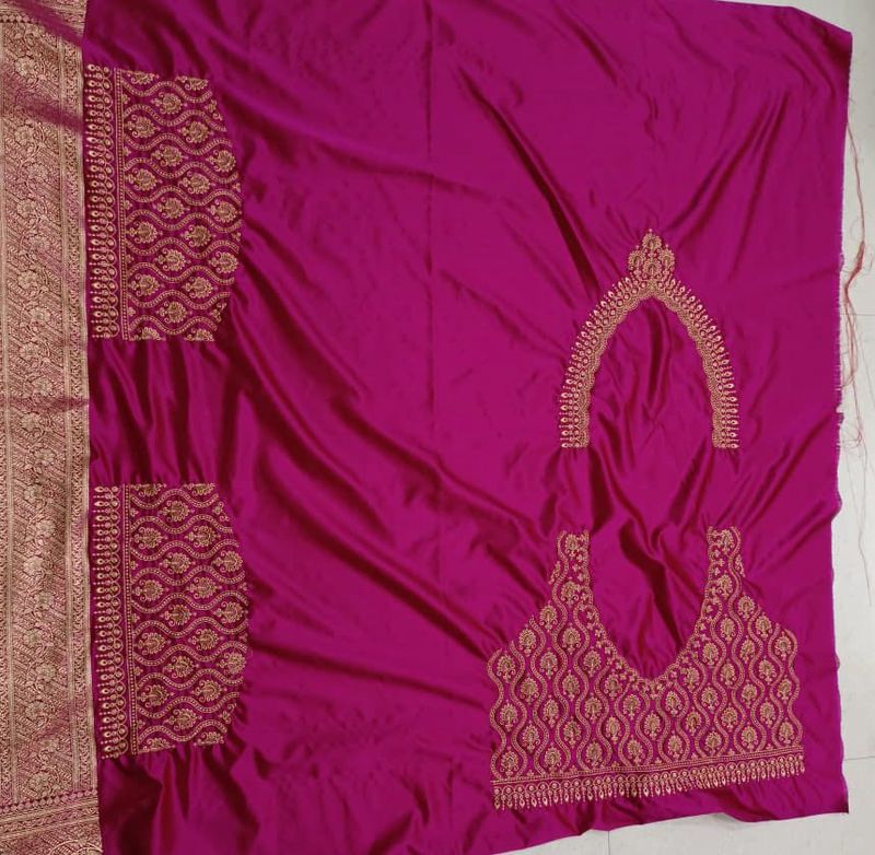 Special Blouse Banarsi Back &amp; Front