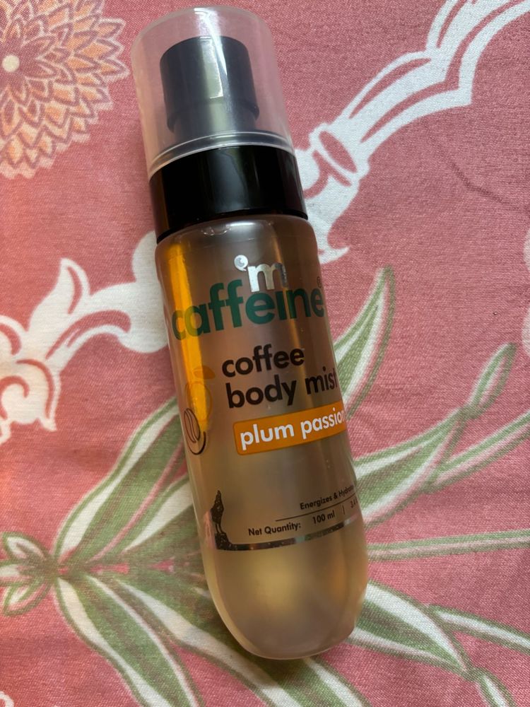 mCaffeine Plum Passion Body Mist