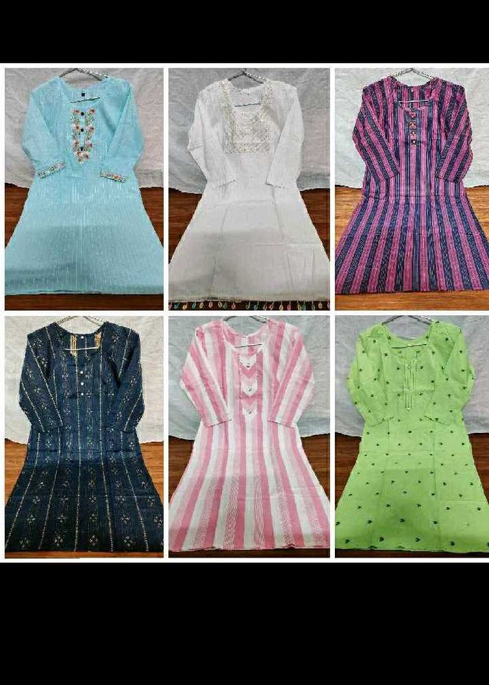 6 Piece Kurtii Set