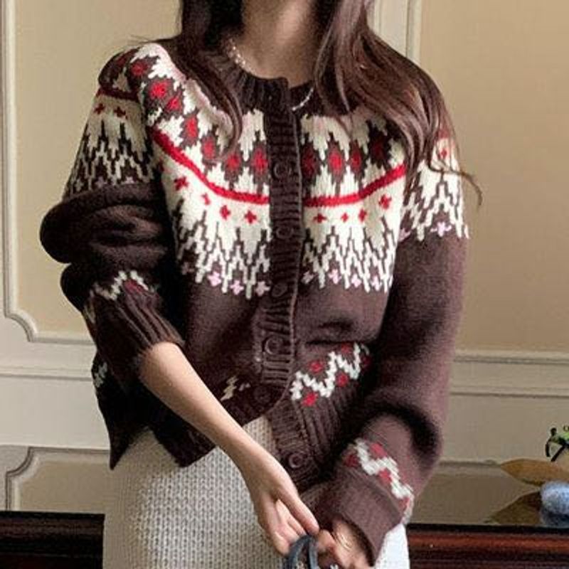 Cute Patterned Cardigan