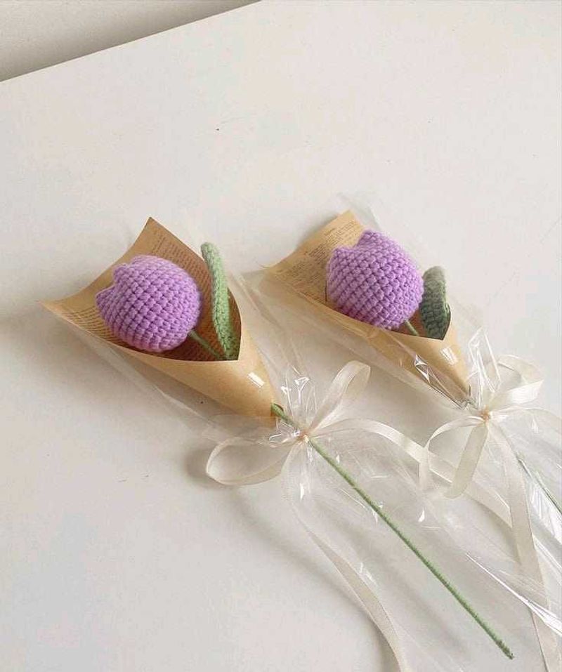 Tulip Crochet Bouquet