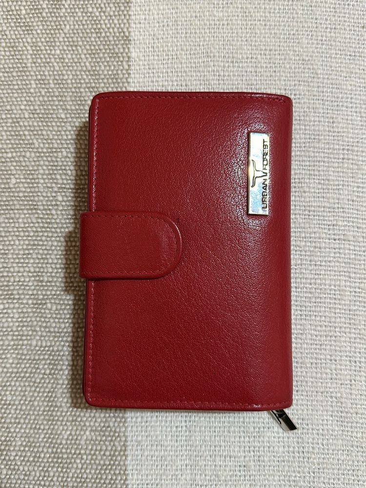 Wine Red Rare Urban Forest Wallet