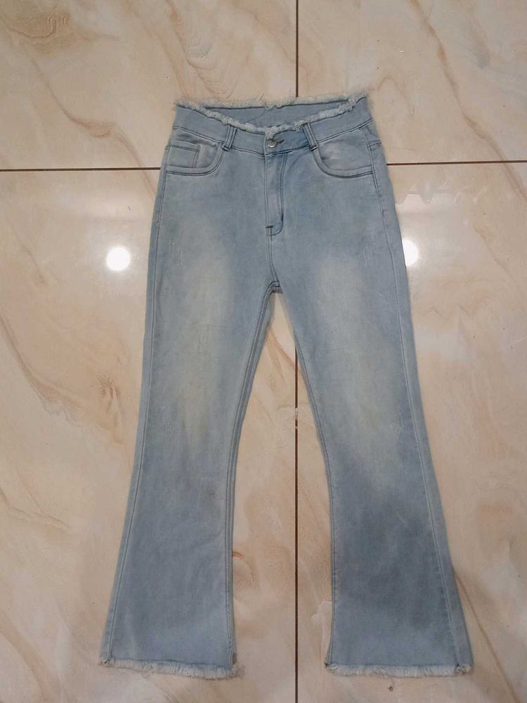Flared Denim Jeans