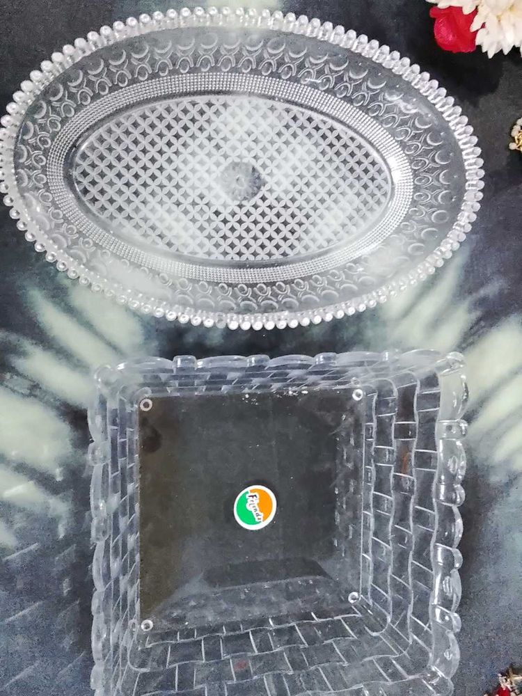 Crystal Serving Set