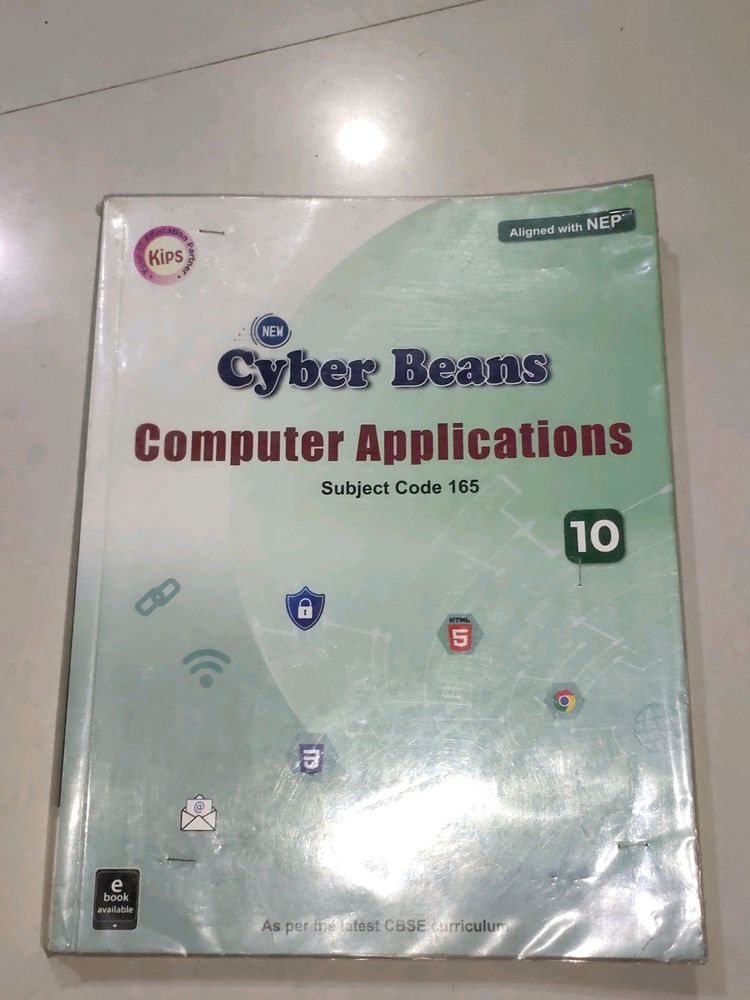 class 10 CYBER BEANS COMPUTER BOOK