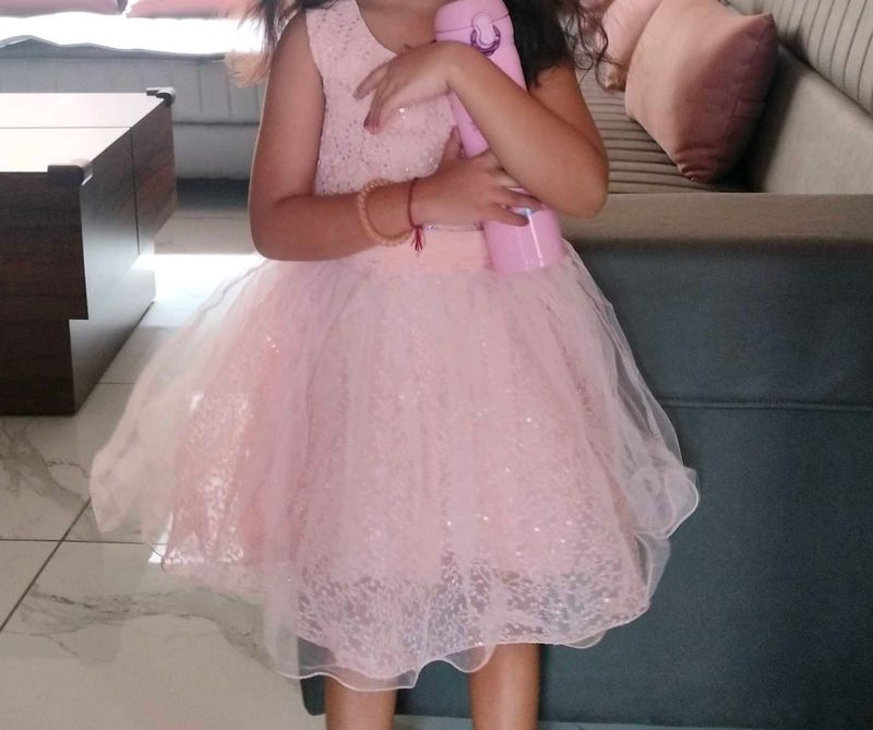Cute peach Party Dress