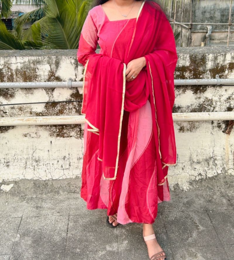 Elegant Pink Salwar Suit Set