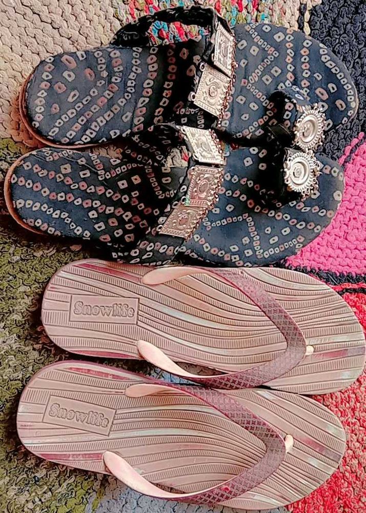 Ethnic Sandals &amp; Snowlife Flip