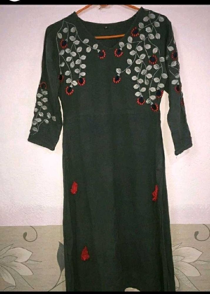 Embroidered Kurti Dress