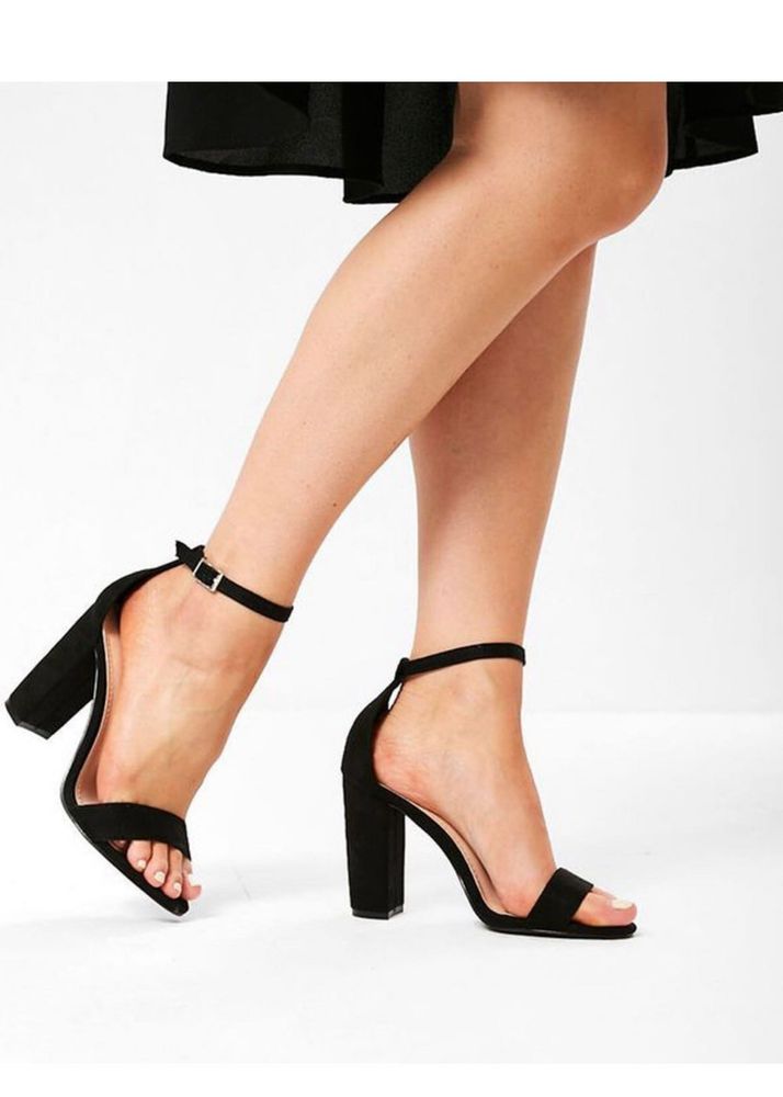 Black Block Heels