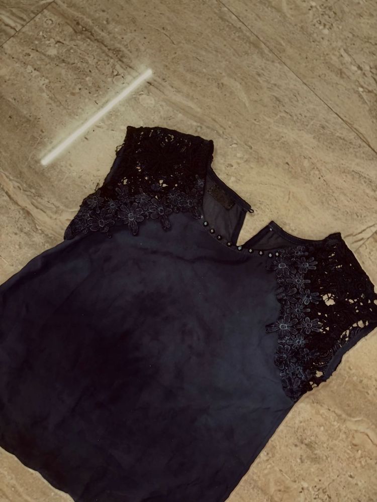Black Lace Top