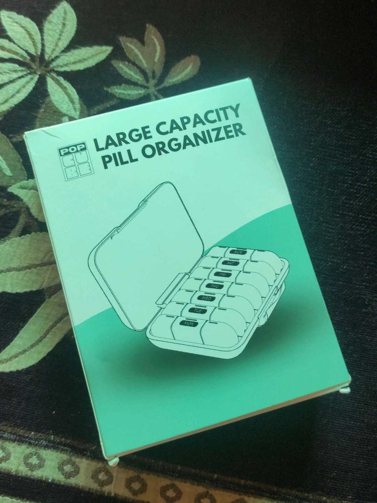 Pop Cube Large Pill Organiser| Brand New Sealed