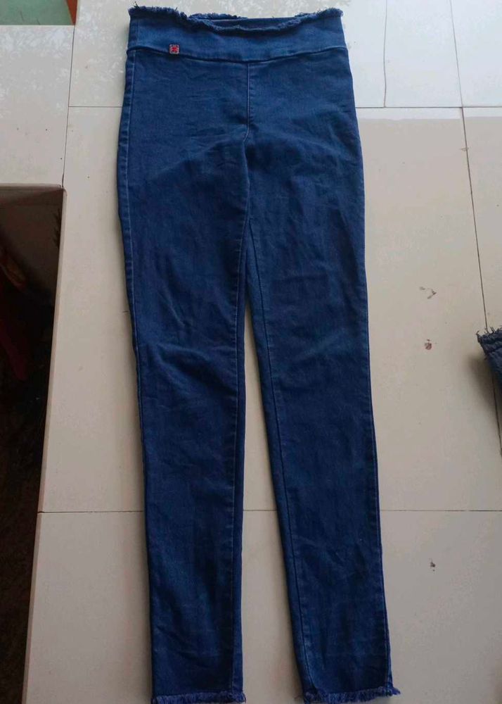 Pull-On Denim Jeggings
