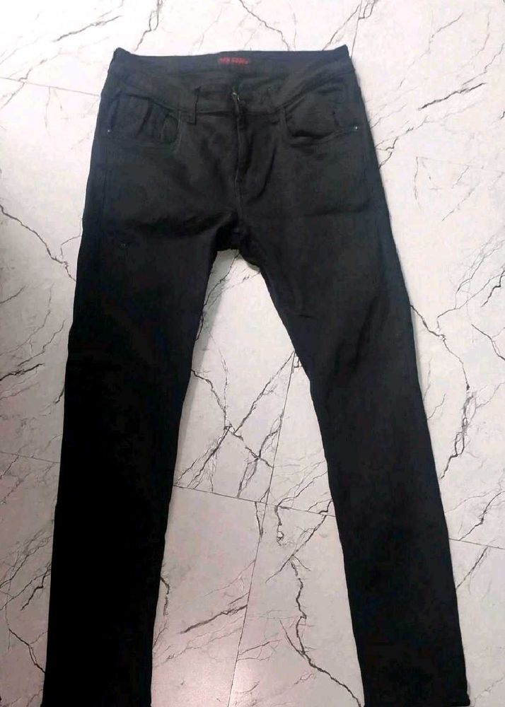 FLYING MACHINE BLACK DENIM JEANS