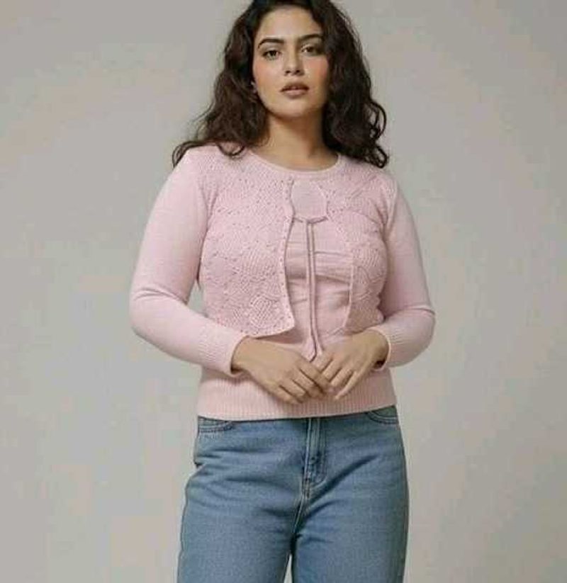 💕Pink Knit Sweater💕