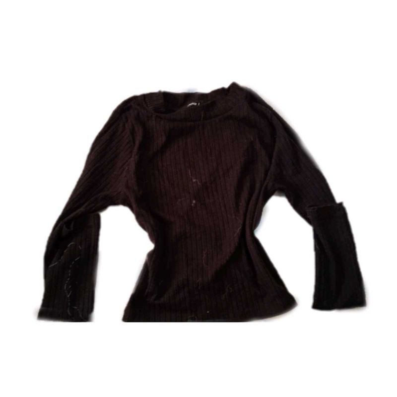 Ribbed Long Sleeve Top