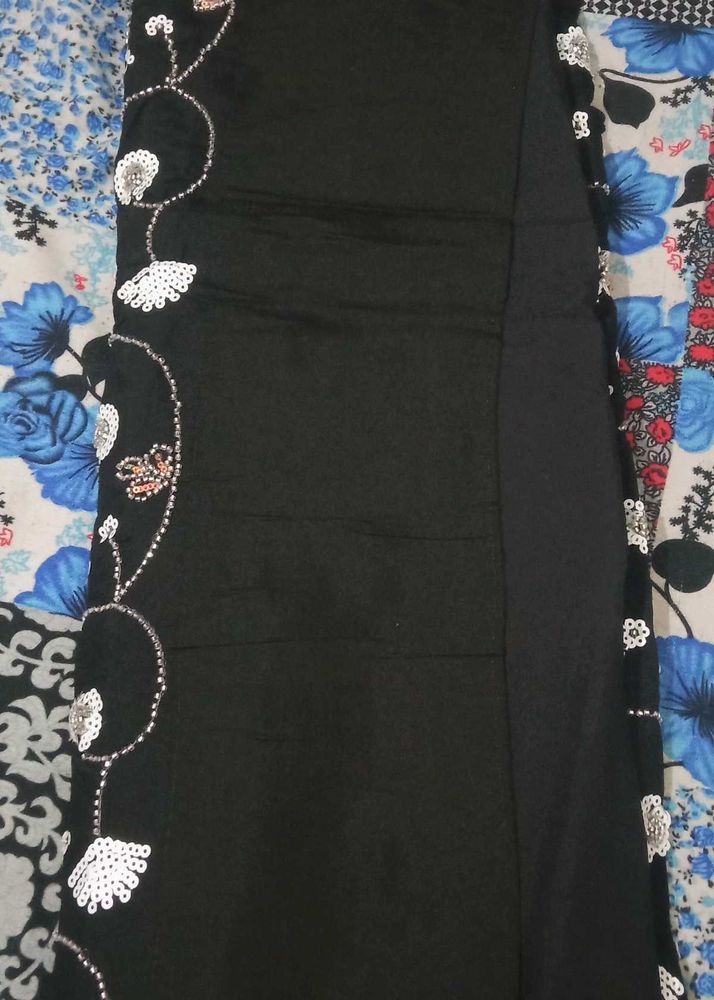 Eid Offer Black Handwrk Suit Metarial