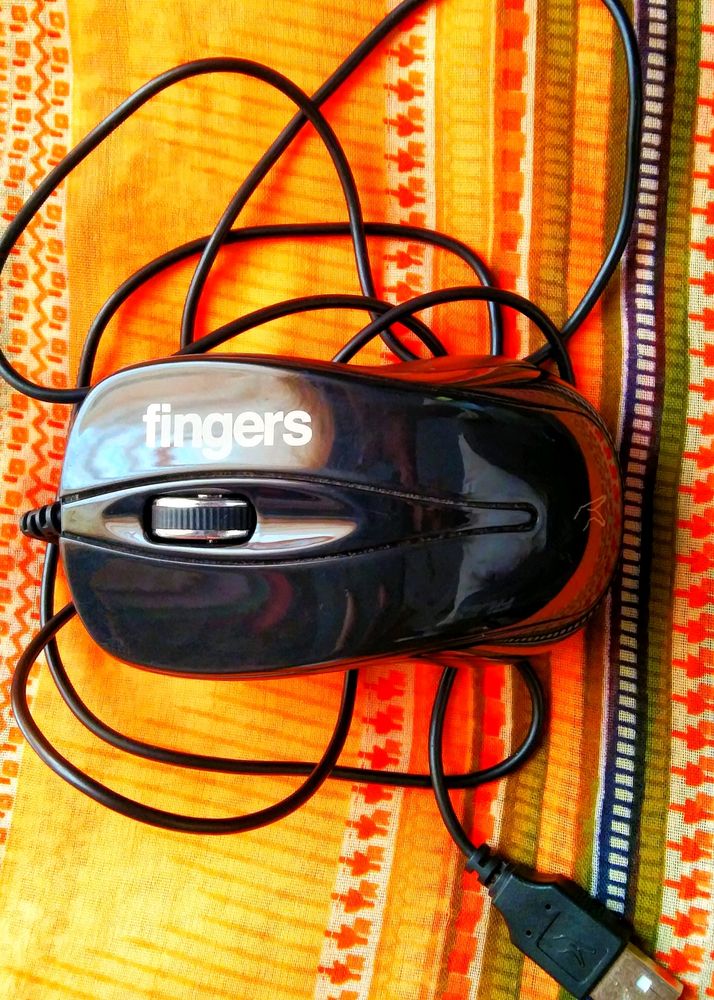 🖲️Like New Less uses (Fingers) Brand Mouse
