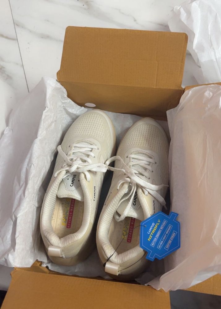 Campus White Casual Shoes women men unisex