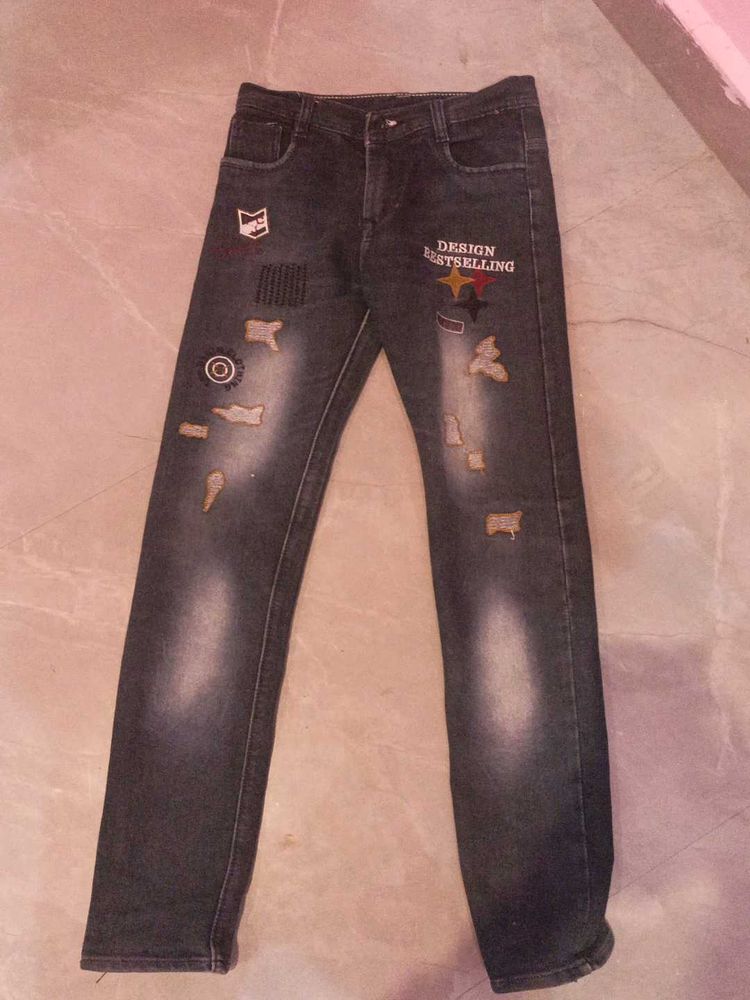 Stylish Boys' Design Jeans