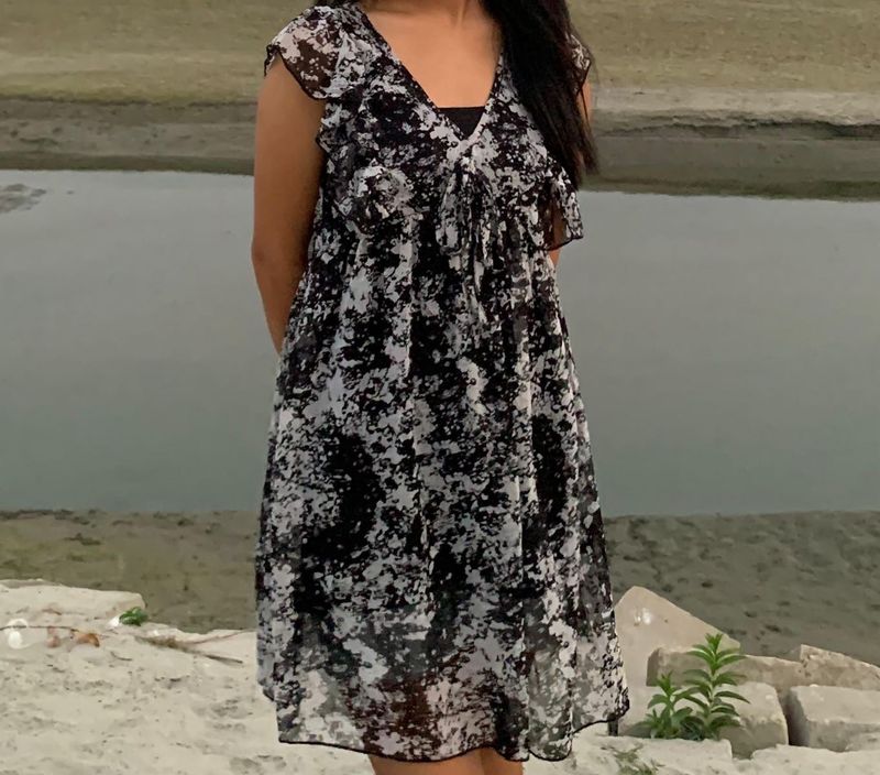 Floral Ruffle Dress