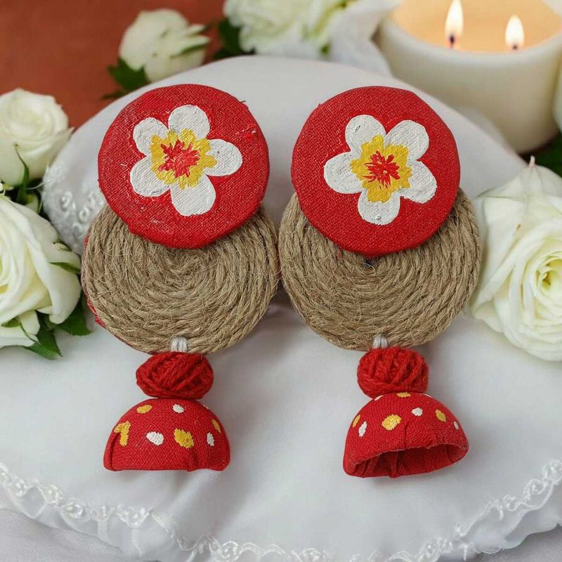 Embroidery earrings set..