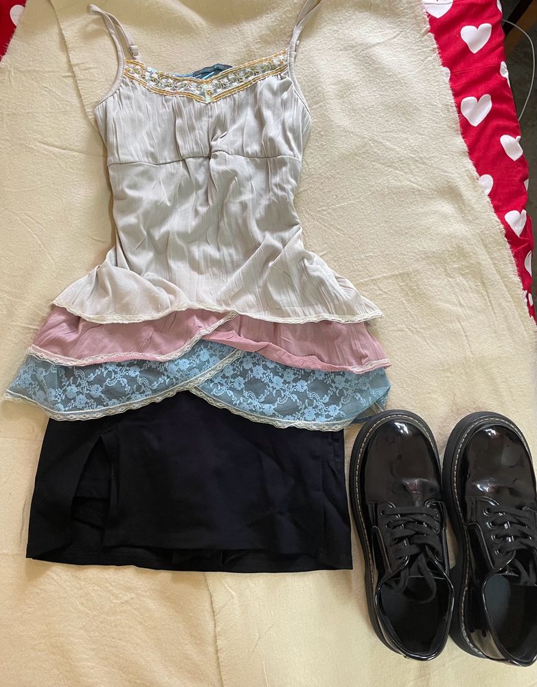 Y2k Aesthetic Pinterest Layered Top