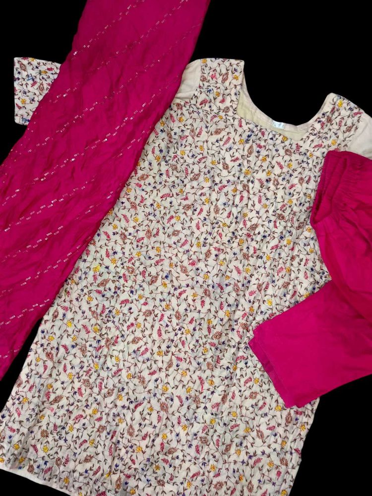 Embroidered 3 Piece Set