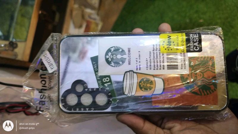 SAMSUNG A-14 STARBUCKS Branded cover