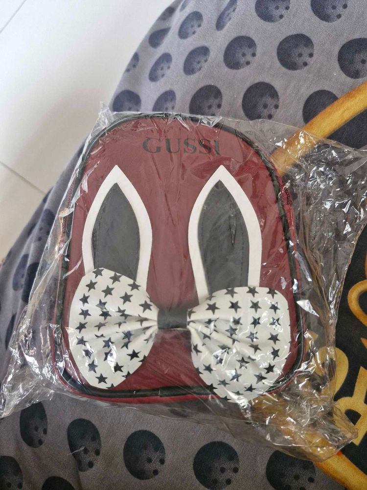 Cute Bunny Sling Cum Backpack