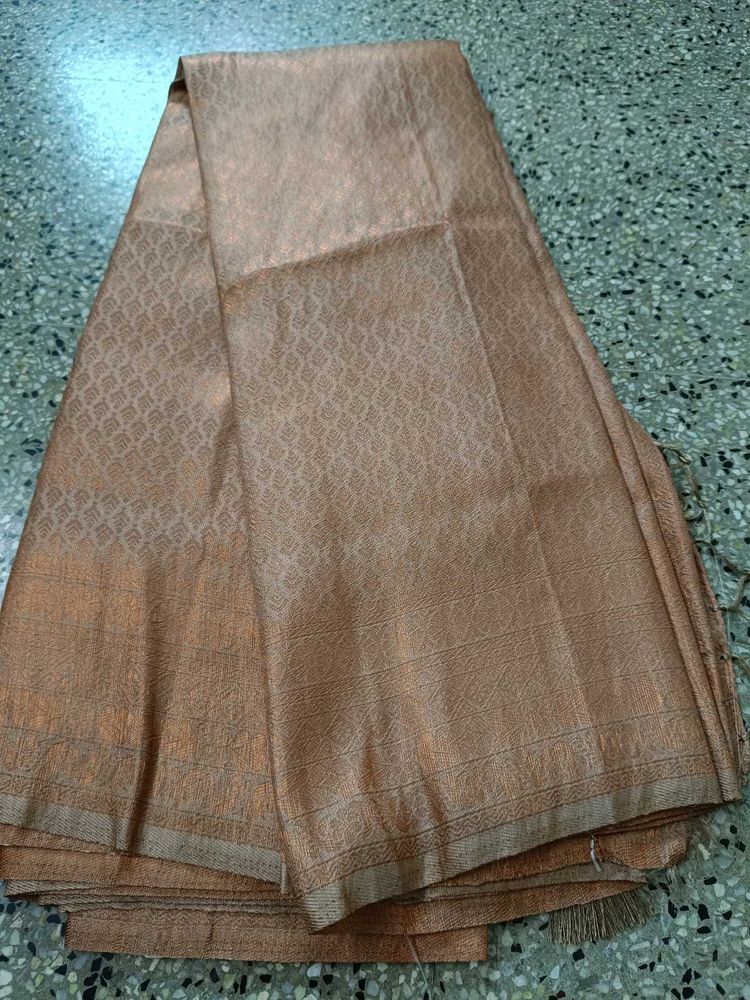 Elegant Copper shade softy Saree