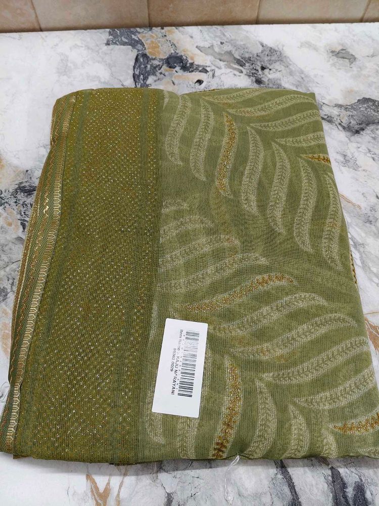 Elegant Green Printed Dupatta