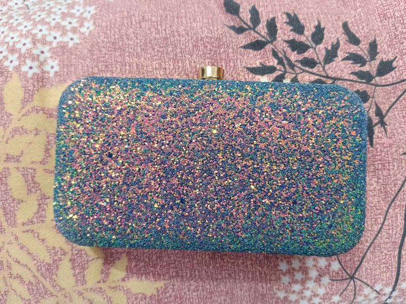 Glitter Multicolour Clutch
