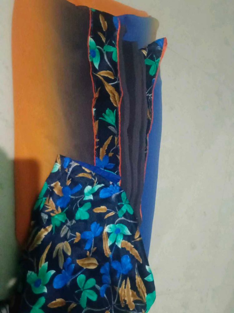 Elegant Floral Saree