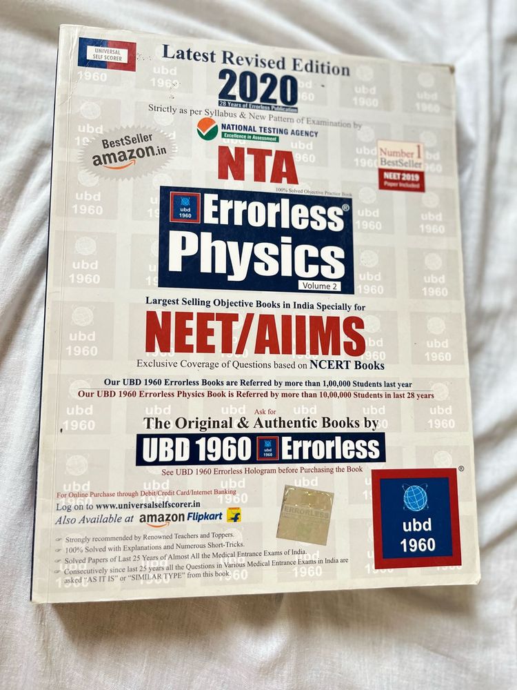 NTA Universal Errorless Physics Volume 2 For NEET