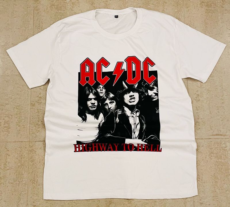 ACDC Whit Tshirt