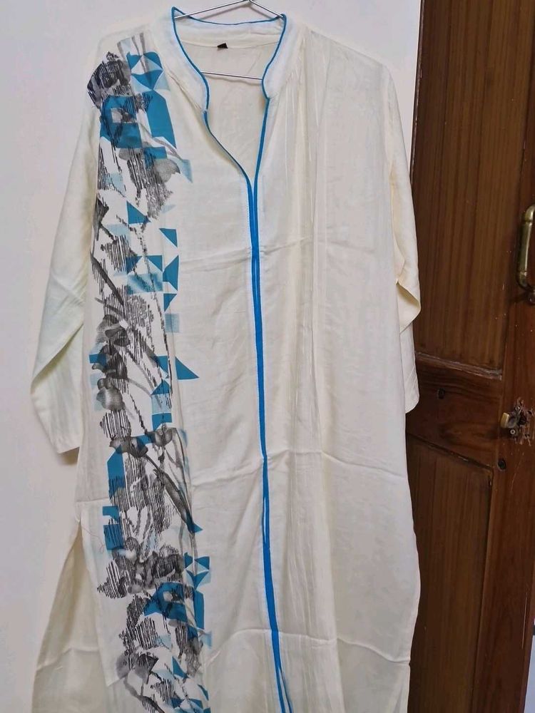 Stylish White Kurta