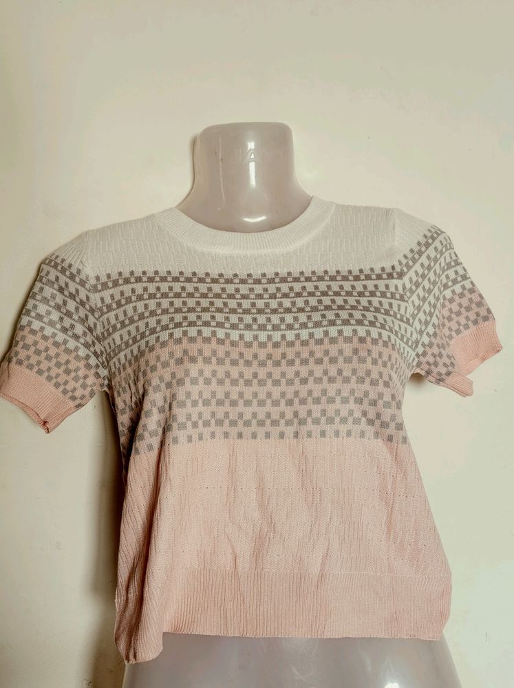 Ribbed Crop Tshirt